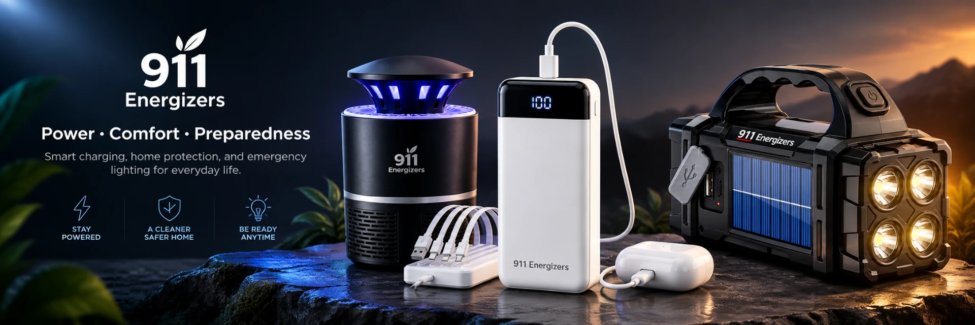 911 Energizers — Power, Comfort, Preparedness